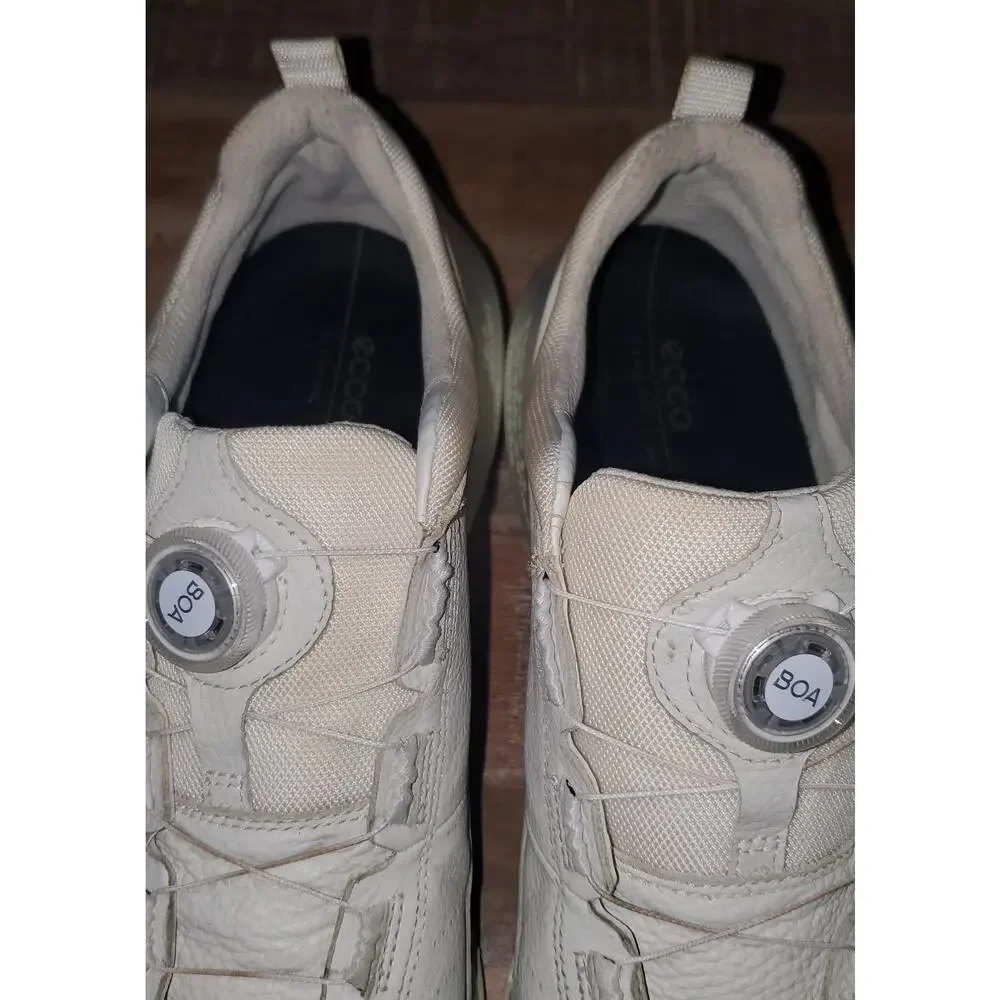 ECCO Biom 2.0 BOA Men's White Leather Walking Shoes Sneakers Size 45 US 11.5